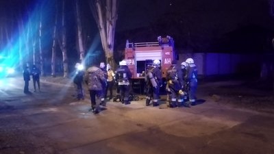 У Запоріжжі горіла будівля інфекційної лікарні