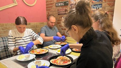 Майстерклас із приготування піци