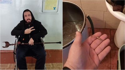 Евакуював людей, був поранений, але повернувся в стрій. Настоятель храму воює на передовій Евакуював людей, був поранений, але повернувся в стрій. Настоятель храму воює на передовій