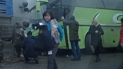 На Тернопільщині з’їхав з дороги автобус з пасажирами