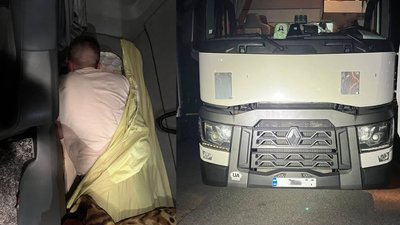 На Львівщині водій вантажівки намагався вивезти сина за кордон у кабіні автомобіля