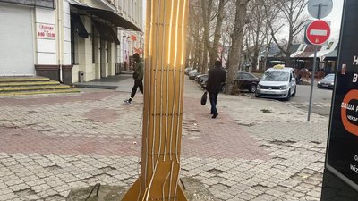 У Миколаєві вандали пошкодили Ханукію У Миколаєві вандали пошкодили Ханукію