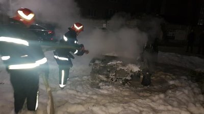 На Одещині згорів електрокар: пожежники заявили про підпал На Одещині згорів електрокар: пожежники заявили про підпал