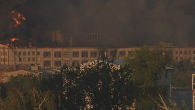 У Харкові спалахнула пожежа на одному з підприємств У Харкові спалахнула пожежа на одному з підприємств