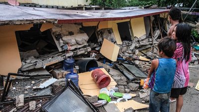 На Філіппінах стався землетрус магнітудою 6,9 бала: 69 людей загинули