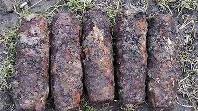 Перша знахідка в новому році: на Рівненщині виявили 5 артснарядів в бойовому стані Перша знахідка в новому році: на Рівненщині виявили 5 артснарядів в бойовому стані