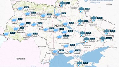 Вихідними у Полтаві дощитиме