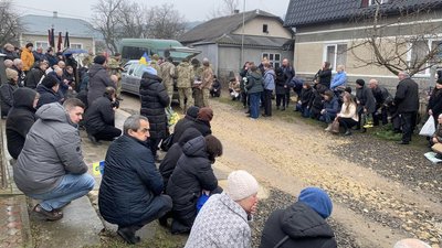 Зустріч тіла Петра Сендецького в Бережанах Зустріч тіла Петра Сендецького в Бережанах