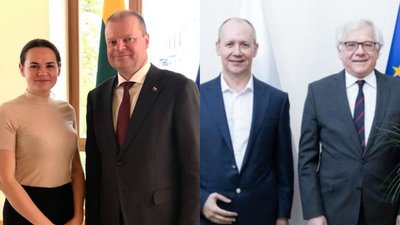 Тихановська зустрілася з прем'єром Литви, а Цепкало — з очільником МЗС Польщі