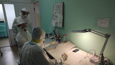Медики Черкаської обласної лікарні, фото: Анна Іщенко / Суспільне Медики Черкаської обласної лікарні, фото: Анна Іщенко / Суспільне