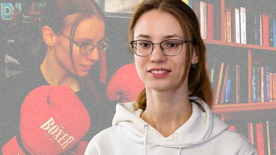 Юлія Вірун, юля Вірун, бібілотека для юнацтва, бокс, бібліотекарка