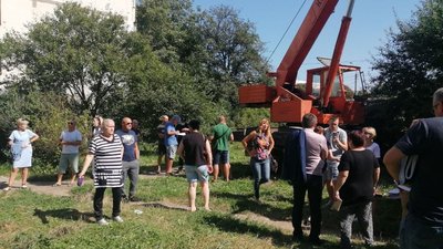 У Чернівцях мешканці багатоповерхівок викликали поліцію через роботи на будмайданчику