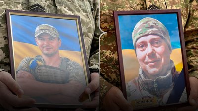 З військовими Дмитром Шевельовим та Віктором Романюком попрощалися у Рівному