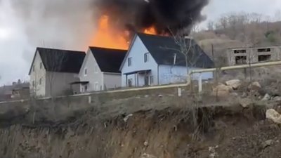 пожежа, Алушта