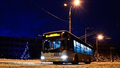 У Чернігові в новорічну ніч тролейбуси працюватимуть до першої ночі
