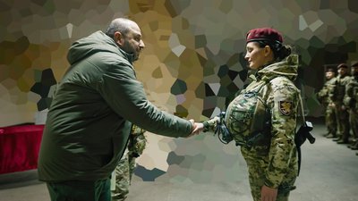 Нагородження військової з Тернопільщини Нагородження військової з Тернопільщини