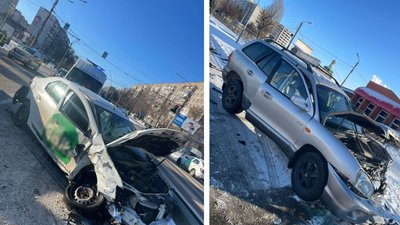 У Черкасах 1 січня на перехресті вулиць Сумгаїтська та Віталія Вергая сталася ДТП