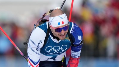 Емільєн Жаклен, французький біатлоніст на зимових Олімпійських іграх-2026