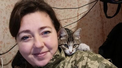 Військовослужбовиця Оксана Попович