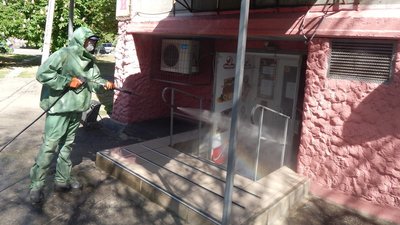 На Херсонщині за добу рятувальники обробили понад 130 соціальних об'єктів