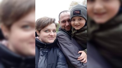 Лікарка Ганна Сидоренко з родиною Лікарка Ганна Сидоренко з родиною