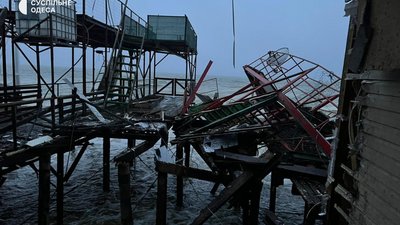 На Одещині через вибух міни пошкодились бази відпочинку. ФОТО. ВІДЕО