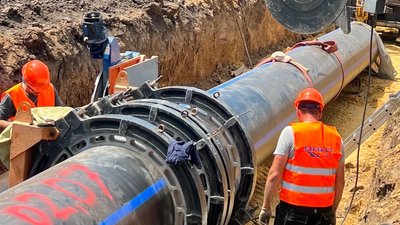 Стартувало будівництво водогону до населених пунктів, постраждалих від підриву Каховської ГЕС