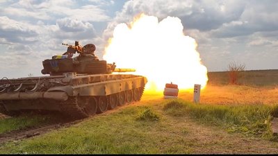 Постріл з українського танка