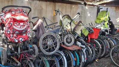 У громаді на Дніпропетровщині збирають велосипеди, покинуті людьми, що евакуюються з Херсонщини У громаді на Дніпропетровщині збирають велосипеди, покинуті людьми, що евакуюються з Херсонщини