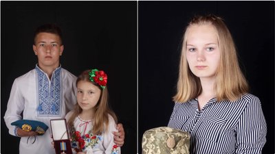 У Знам'янці на Кіровоградщині організували фотопроєкт про дітей загиблих бійців