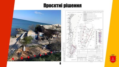 В Одесі планують зміцнити частину схилу біля пляжу "Дельфін" В Одесі планують зміцнити частину схилу біля пляжу "Дельфін"