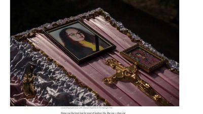 Загиблу в евакуаційній колоні під Старим Салтовом дитину поховали на Донеччині Загиблу в евакуаційній колоні під Старим Салтовом дитину поховали на Донеччині