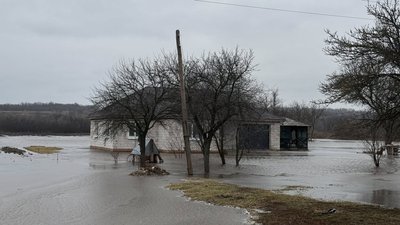 підтоплений будинок у краснокутській громаді