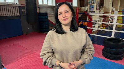 Коростишів, спорт, кікбогсинг, аукціон, ЗСУ, допомога, чемпіон, спортсмен