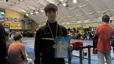 Денис Кірик став першим чемпіоном України з греко-римської боротьби на Хмельниччині