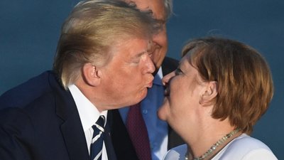 Трамп і Меркель Трамп і Меркель