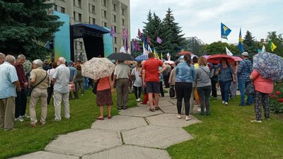 У Полтаві організували акцію протесту щодо ринку землі