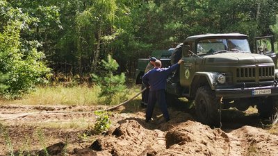 У лісах Полтавщини від початку року сталося 11 пожеж У лісах Полтавщини від початку року сталося 11 пожеж