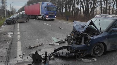 Потрійна ДТП на Львівщині. Біля міста Городок ускладнений рух транспорту