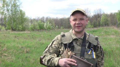 На півночі Житомирщини сапери територіальної оборони проводять роботи з розмінування На півночі Житомирщини сапери територіальної оборони проводять роботи з розмінування