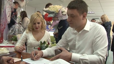 Послугою "Шлюб за добу" у Черкасах скористалося 9 пар Послугою "Шлюб за добу" у Черкасах скористалося 9 пар