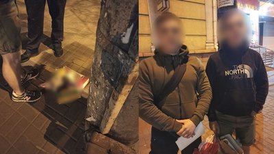 Обклеювали стовпи вночі: у Рівному копи виявили агітаторів-порушників