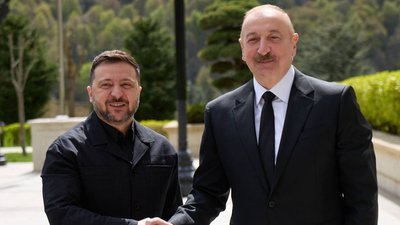 Володимир Зеленський, Ільхам Алієв 