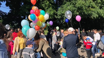 Марш-ходотон центру "Дорога життя" провели в Ужгороді Марш-ходотон центру "Дорога життя" провели в Ужгороді