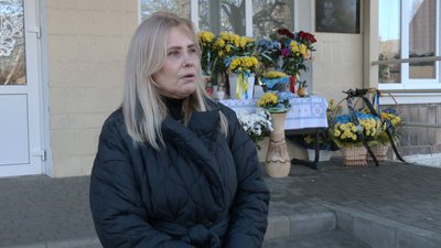 Алла Чайка, мама загиблого бійця Тараса Чайки Алла Чайка, мама загиблого бійця Тараса Чайки