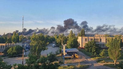 Внаслідок пожежі на підстанції в Бердянську без електропостачання залишаються 6 тисяч абонентів
