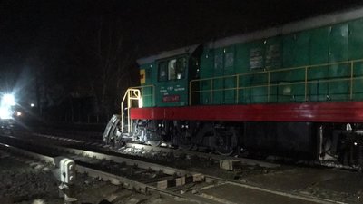 На Закарпатті автомобіль зіткнувся з тепловозом На Закарпатті автомобіль зіткнувся з тепловозом