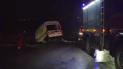 Карета швидкої, яка потрапила в ДТП