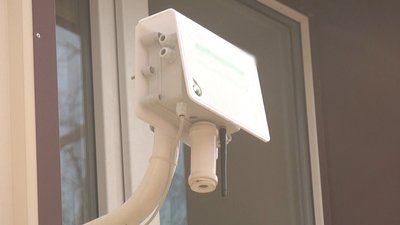 Одна із восьми станцій вимірювання якості повітря встановлена в мікрорайоні Гречани Одна із восьми станцій вимірювання якості повітря встановлена в мікрорайоні Гречани