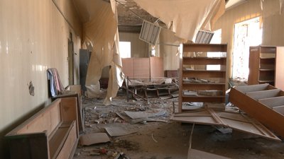 Музей в Оріхові вигляд після російських обстрілів Музей в Оріхові вигляд після російських обстрілів